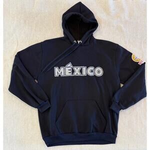 Official Serie del Caribe Mexicali 2025 Mexico Baseball Hoodie Navy Blue XL